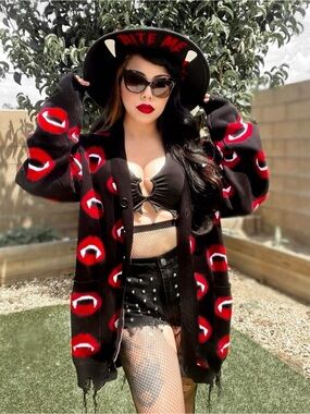 FOXBLOOD ‘Bite Me’ vampire sweater